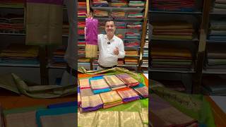 Bangalore Malleshwaram wholesale gifting kanjivaram sarees sareereels [upl. by Kat]