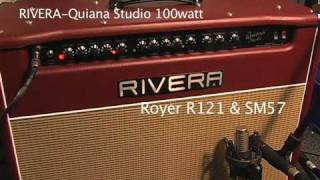 Guitar Mic test Royer R121 vs Shure SM57 [upl. by Aketal]