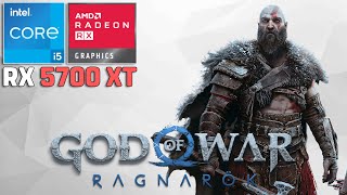 God of War Ragnarök  I5 10400F  RX 5700 XT [upl. by Barty]