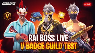 RAI BOSS LIVE V BADGE GUILD TEST [upl. by Ahk]