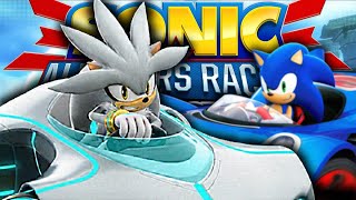 Silver and friends play SONIC AND SEGA ALL STARS RACING TRANSFORMED [upl. by Tesil]