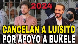 EL SALVADOR  CANCELAN a Luisito Comunica por Apoyar Directamente a Nayib Bukele en el Salvador [upl. by Margarete]