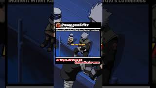 Narutos Loneliness naruto kakashi [upl. by Godred]