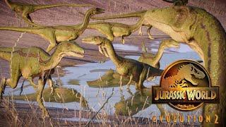 ALL NEW PACK DINOS SHOWCASE  Jurassic World Evolution 2 [upl. by Goodman88]