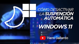 Cómo desactivar la suspención automática  Windows 11 [upl. by Erdnua]