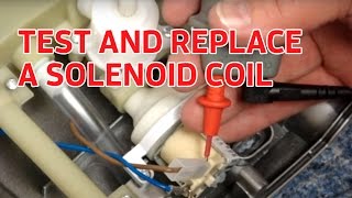 Electric showers How to test and replace a solenoid coil [upl. by Mosera]