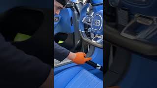 How We Washed a Bugatti Chiron bugatti detailing hypercar [upl. by Shippee]