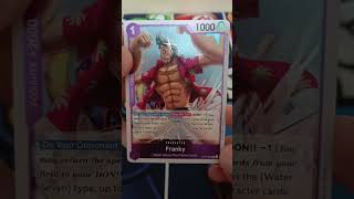 FRANKY TEM O 10 PACK NESSA CARTA  ONE PIECE TCG onepiece [upl. by Aylsworth]