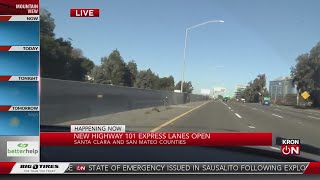 Highway 101 express lanes now open [upl. by Yekciv143]