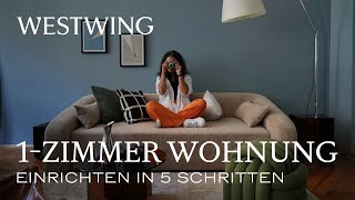 Kleine 1Zimmer Wohnung gestalten  Tipps amp Ideen um kleine Wohnungen platzsparend einzurichten [upl. by Pathe]