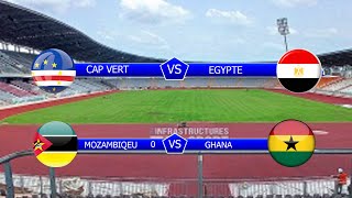 CAN 2024 EGYPTE VS CAP VERT  GHANA FACE MOZAMBIQUE CAN 2024 [upl. by Teodoro]