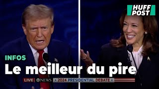 Ces phrases improbables de Donald Trump qui ont fait grimacer Kamala Harris lors du débat [upl. by Lindley]