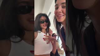 Kylie Jenner on vacation with her sister Kendall and friends [upl. by Anerroc]