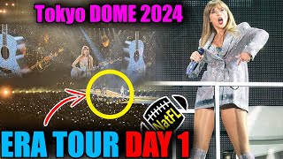 Taylor Swift GREETING in Japanese makes the audience at TOKYO DOME crazy [upl. by Yadahs]