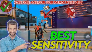 Free Fire Best Headshot Sensitivity 2024  Auto Headshot Trick for All Devices 2GB 3GB 4GB 6GB 8GB [upl. by Rhoda]