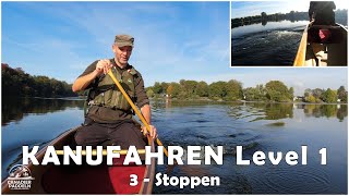 KANUFAHREN Level 1  03  Stoppen [upl. by Corso]