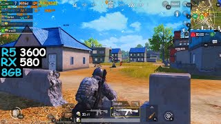 PUBG Mobile  Ryzen 5 3600 Rx 580 8GB 8GB RAM [upl. by Funch]