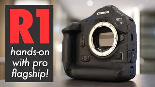 Canon EOS R1 HANDSON firstlooks review PRO flagship [upl. by Iams]