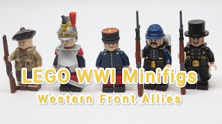 LEGO WW1 Minifigs Western Front Allies [upl. by Judus]