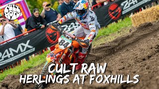 Jeffrey Herlings  Foxhills Motocross Track 2023  RAW British motocross championship [upl. by Haggerty398]