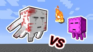 Shulker Ghast Vs UrGhast in Minecraft [upl. by Anawek]