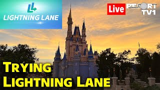 🔴Live Trying the New Lightning Lane Multi Pass at Magic Kingdom  Walt Disney World  72724 [upl. by Yddub]