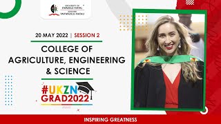 UKZN Graduation  20 May 2022  Session 2 [upl. by Avruch214]