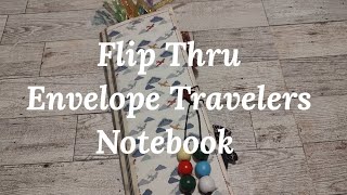 Flip Through Travelers Notebook Envelope Junk Journal [upl. by Ayanat456]