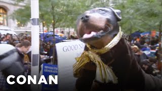 Triumph Visits Occupy Wall Street  CONAN on TBS [upl. by Malha501]