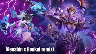 Quintempus Niteastetae x Haxxor Bunny Bronyas Theme Genshin x Honkai remix [upl. by Narmi]