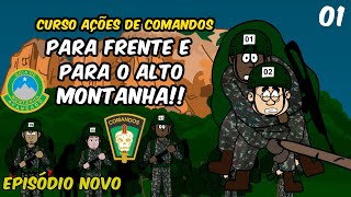 Curso de Comandos no CEMONTA Semana da Montanha 01 💀caveira militar [upl. by Berck]