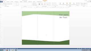 Flyer erstellen in Microsoft Word HD Tutorial German Deutsch [upl. by Bartle]