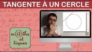 Construire la tangente à un cercle [upl. by Doner]