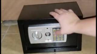 Safstar 12 5 Digital Electronic Security Safe Box for Money Gun Jewelry [upl. by Alvis]