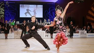 Konstantin Gorodilov  Dominika Bergmannova EST  GoldstadtPokal 2018  WDSF WO LAT  solo R [upl. by Paymar851]