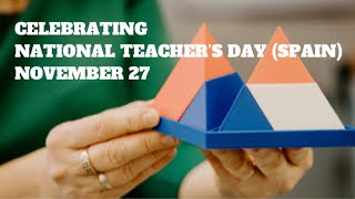 Celebrating National Teachers Day Spain [upl. by Dweck902]