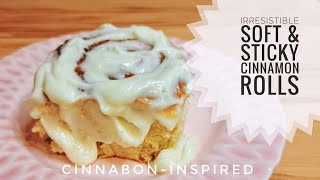 HOMEMADE CINNAMON ROLLS  Easy Stepbystep Recipe with Cream Cheese Icing [upl. by Aicatan]