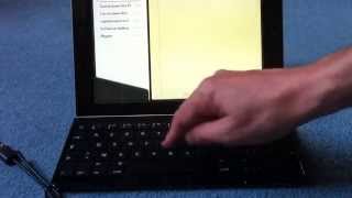 Clavier iPad ultra thin Logitech  wwwVIPadfr [upl. by Trofmoc]