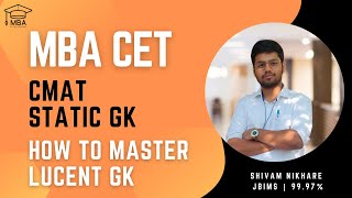 How to Master Lucent GK  Ancient History  CMAT GK Courses Lecture 10 [upl. by Seira627]