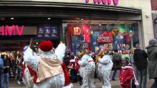 The Wombles launch their single Wombling Merry Christmas at HMV Oxford Street London [upl. by Nedlog]