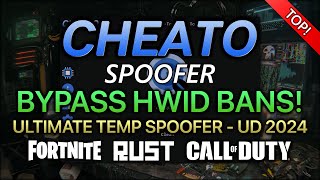 HWID Spoofer Tutorial with Cheato Spoofer ONE CLICK UNBANS IN 2024 [upl. by Adnauqal]