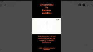 Deterministic Vs Random Variables [upl. by Gusty]