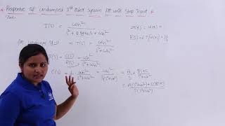 Time Response of Undamped Second Order System for Step Unit [upl. by Fancy732]