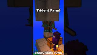 BEST TRIDENT FARM MINECRAFT 121 shorts [upl. by Nnylyma778]