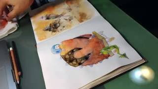 Watercolor Sketchbook  Creative Process [upl. by Asecnarf251]