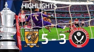 HULL CITY VS SHEFFIELD UNITED 53 Goals and highlights FA Cup Semi Final HD [upl. by Anitsua]