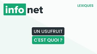 Un usufruit cest quoi  définition aide lexique tuto explication [upl. by Amolap]