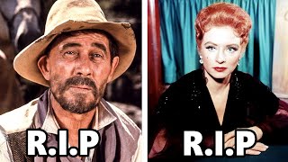 50 GUNSMOKE Actors Who Have Tragically Passed Away after 70 years [upl. by Eidda]