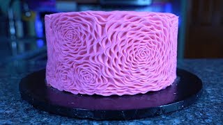 How to use a Rosette Fondant Mold by Marvelous Molds [upl. by Modnar236]