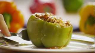 How to Make Stuffed Green Peppers  Allrecipescom [upl. by Soracco159]